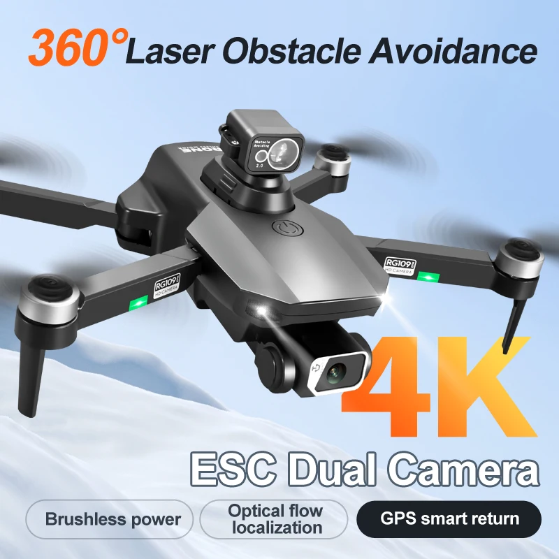 RG109MAX UAV OEM лазерный автоматический обход препятствий с камерой 4K HD профессиональный пульт дистанционного управления самолетом