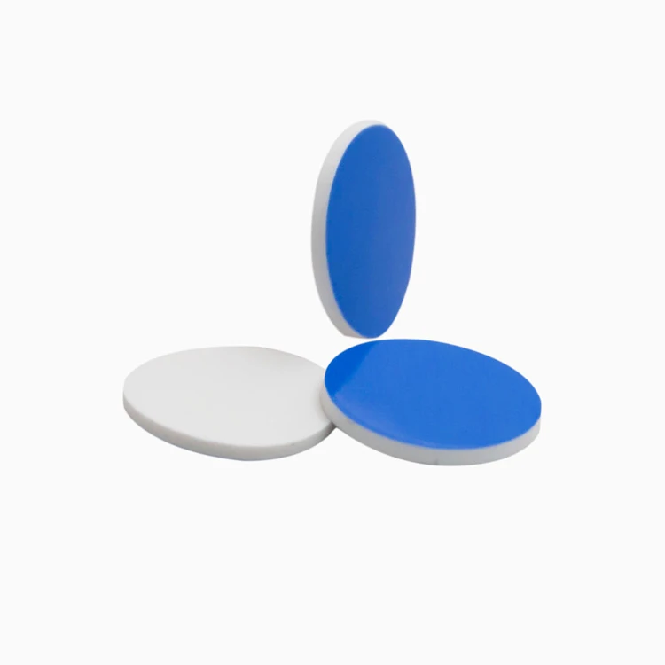 Factory Direct Sale Customized Size lab standard 2mm thickness Blue PTFE White Silicone Rubber 17.5mm Septa