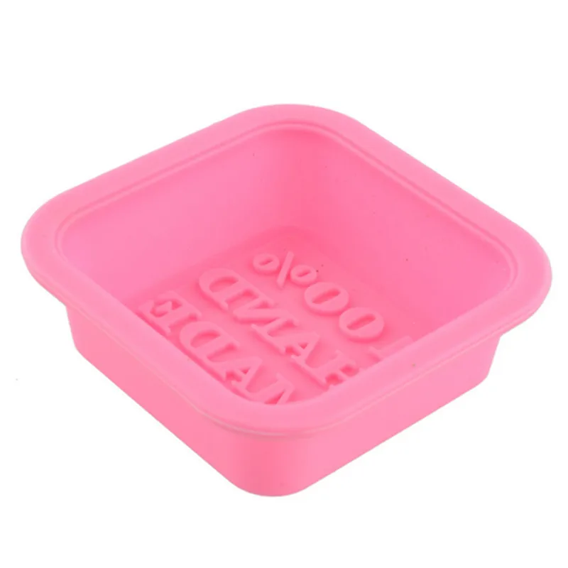 Square Shape Hand Made Food Grade Silicone Soap Mold Diy For Soap Making Fondant Cake Decorating Tools Soap Make R0829