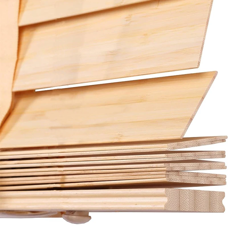 Window covering outdoor bamboo blind curtain faux wood blinds