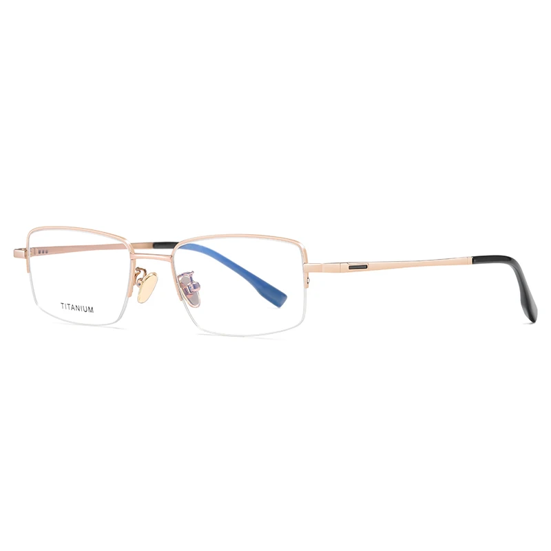 2022 newest titanium designer optical  frames for women men  blue light glasses half frame