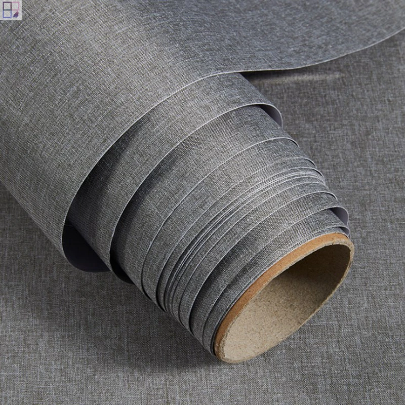 Self-Adhesive Wall Paper Rolls Peel and Stick Contact non woven fabric Removable Waterproof wallpaper