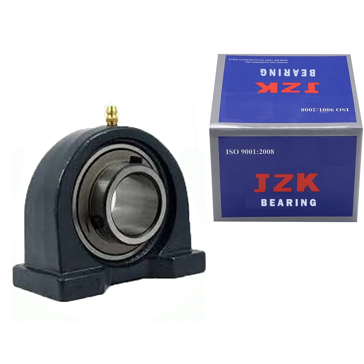 JZK High quality UCPA206 Spherical Bearings Low Friction Steel Cage insert bearings