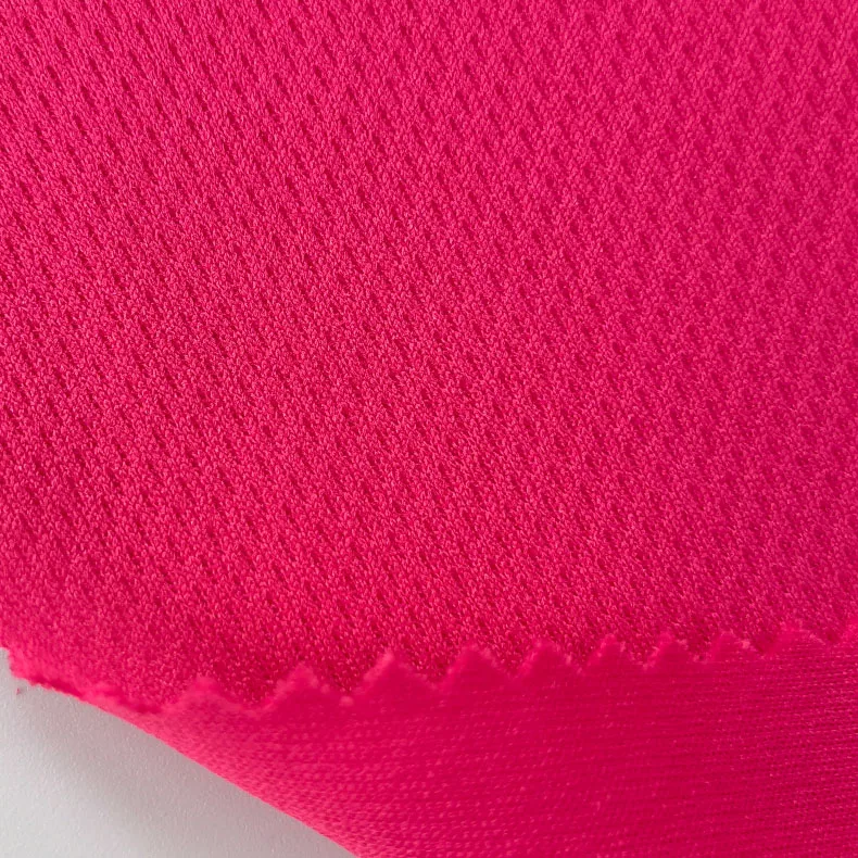 Wholesale knitting 135gsm 100%polyester cylinder wicking bird eye mesh fabric for t-shirt,basketball garment