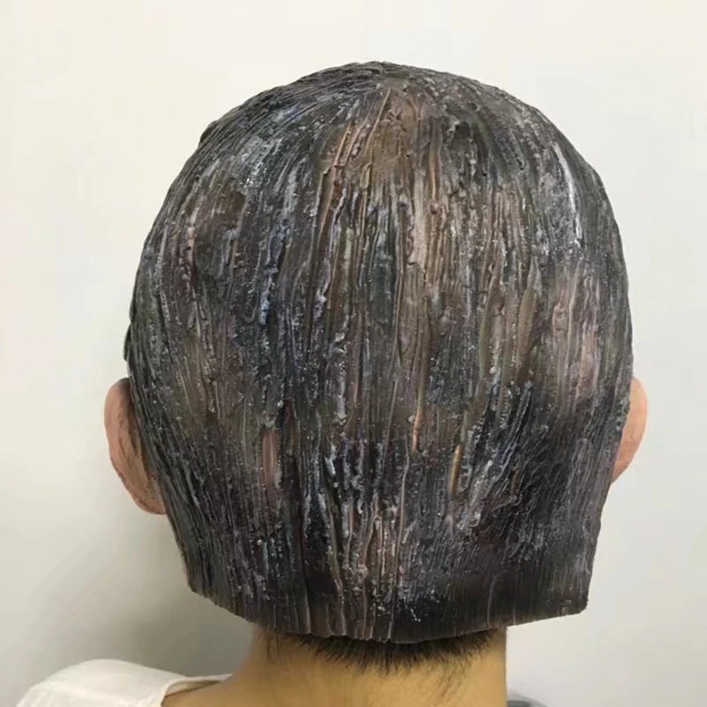 Halloween Realistic Mr Bean Latex Mask Full Head Human Mask Adult Face Mask for Halloween Easter Party