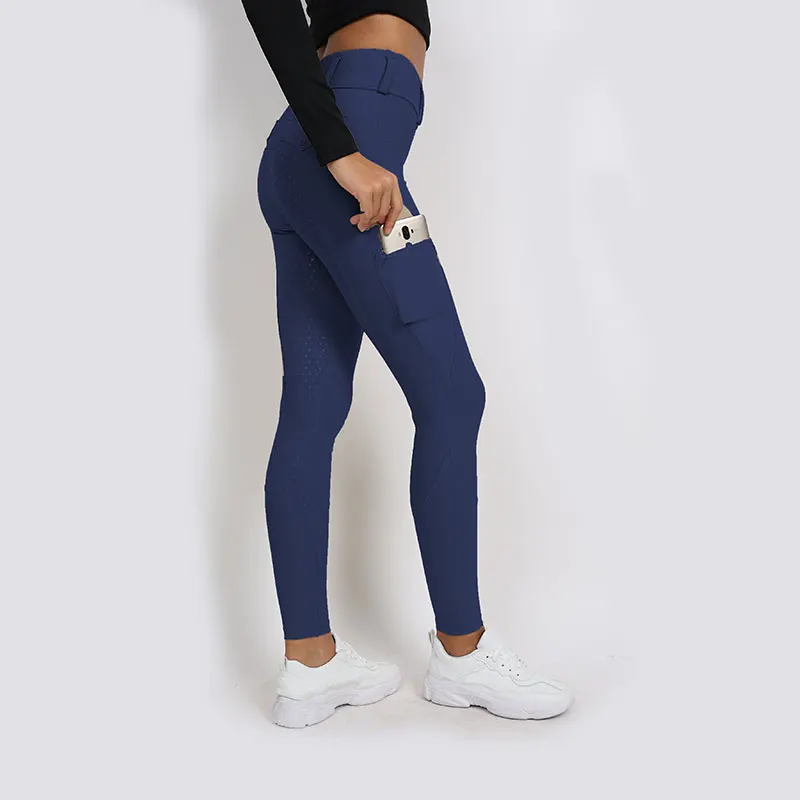 Customized Equestrian Breeches Wholesale Women Full Silicone Anti-pilling Equestrian Apparel For Horse