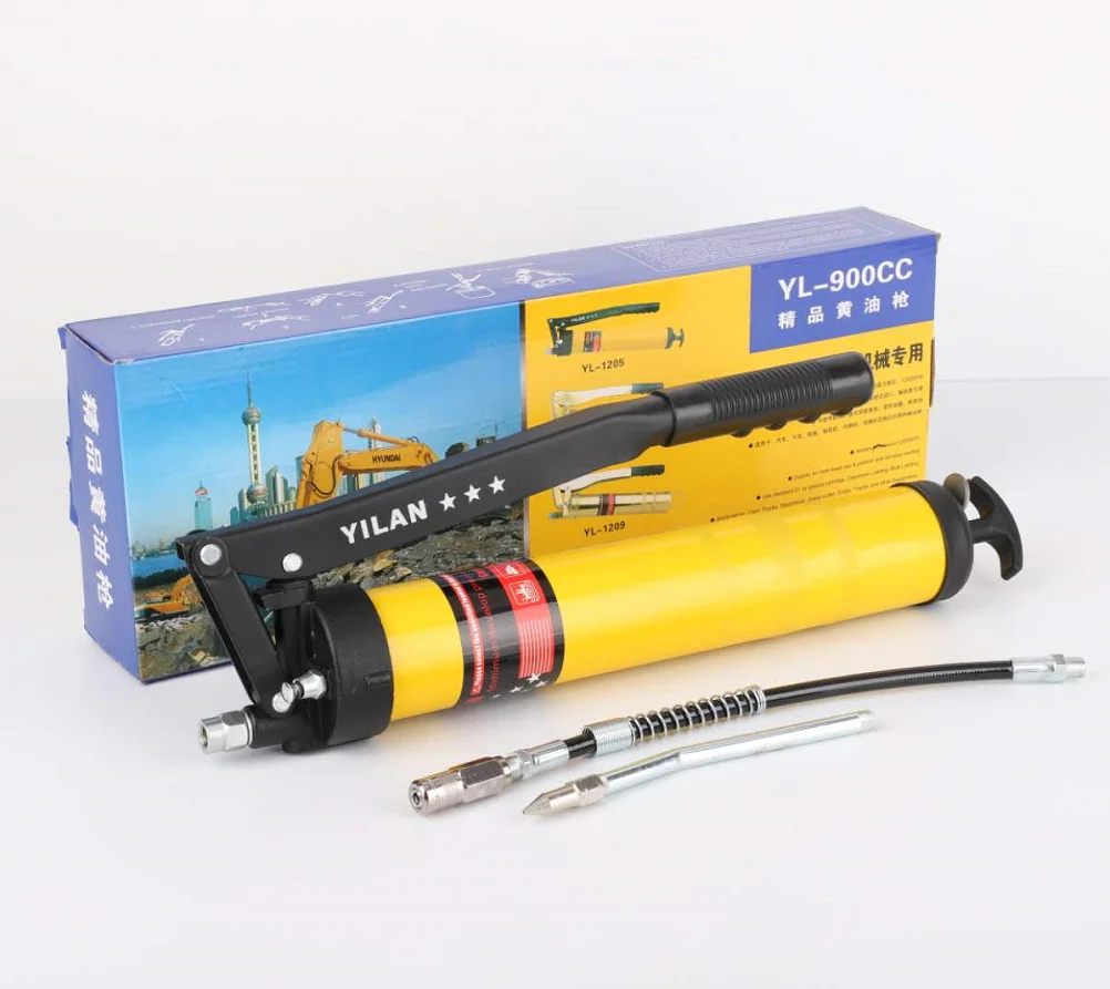Hot sell all sizes hand air grease gun 400cc 500cc 600cc 900cc  grease gun electric grease pump made in china