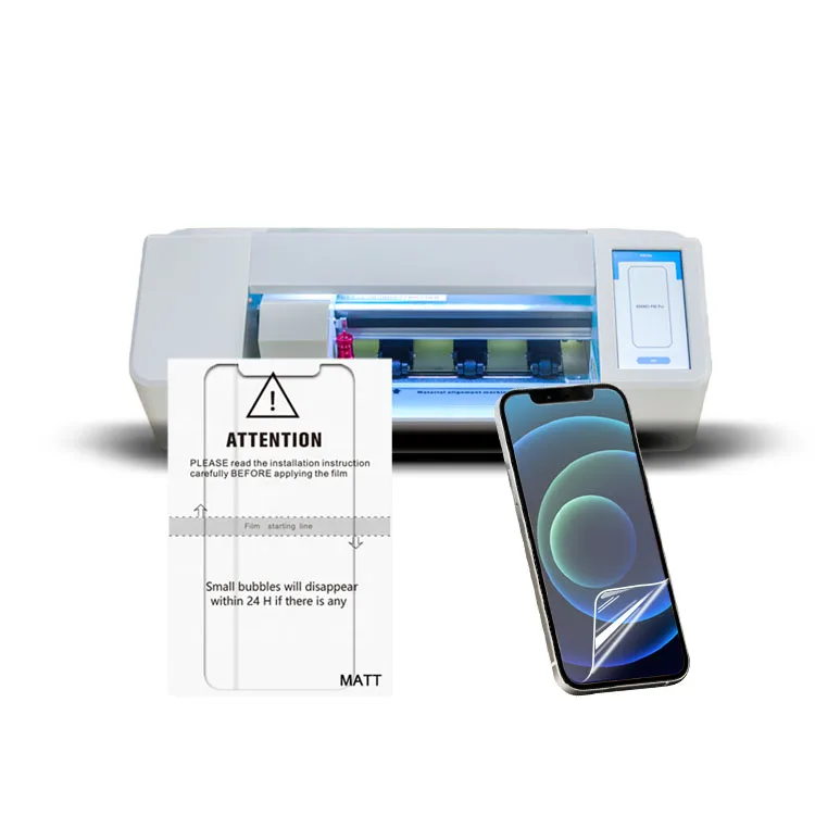 
High Speed Smart Phone Screen Protector Back Skin Sticker Tpu Hydrogel Film Vinyl Cutter Plotter Cutting Machine 