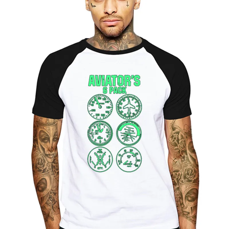 
Aviator Six Pack Pilot Travel Humor Vacation Flight Men t-shirts t shirts tshirts Hip hop Band Luxury Summer Dog Bangladesh Runs 