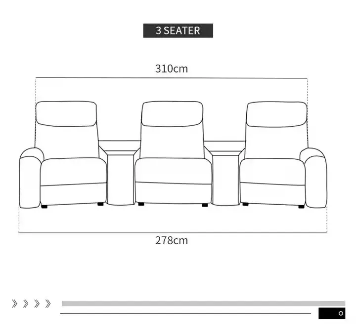 Latest Design  Eco-Friendly PU Electric Single Seating Home Cinema Seats Recliner Chair Movie Home Theater Furniture for Sale