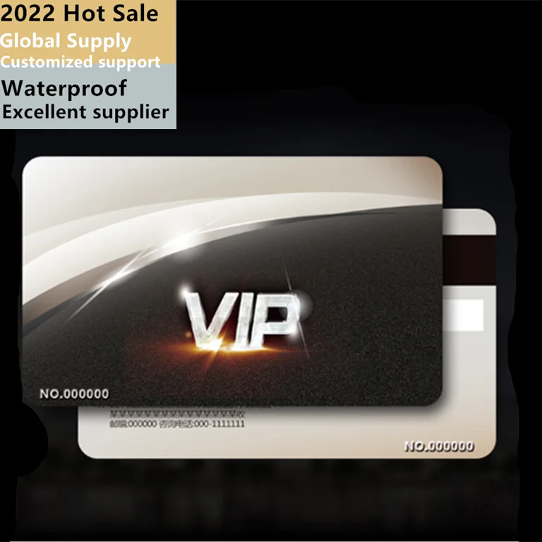 2022 Printable Pvc Blank Magnetic Stripe Smart Card Credit Card