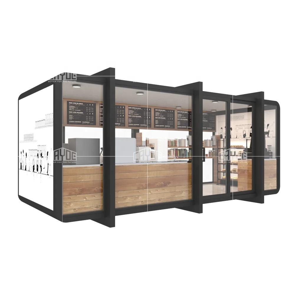 Пользовательские 40 футов две спальни 4 сборный контейнер дом 2 для дома в