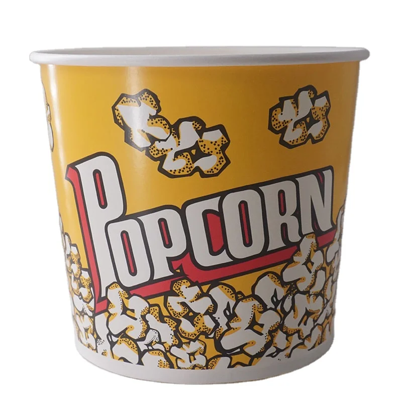 Snack Attack Popcorn Bucket Popcorn Popper 36oz 32oz Disposable Paper Popcorn Containers High Quality Food Grade Paper 50000pcs