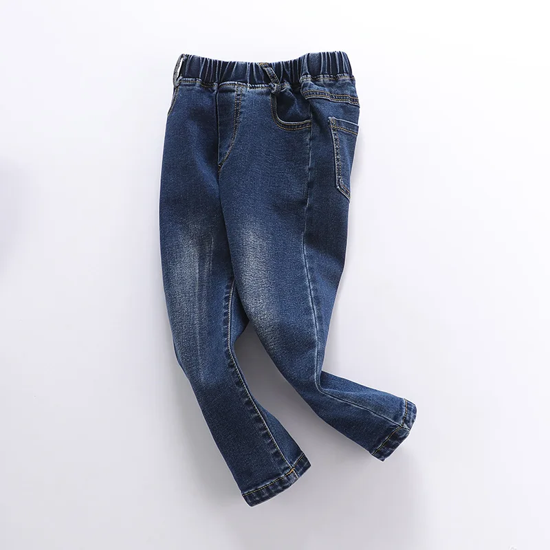 2022 new kids clothing boy denim jeans pants solid color jeans for boys and girls thin fashion jeans 4 seasons