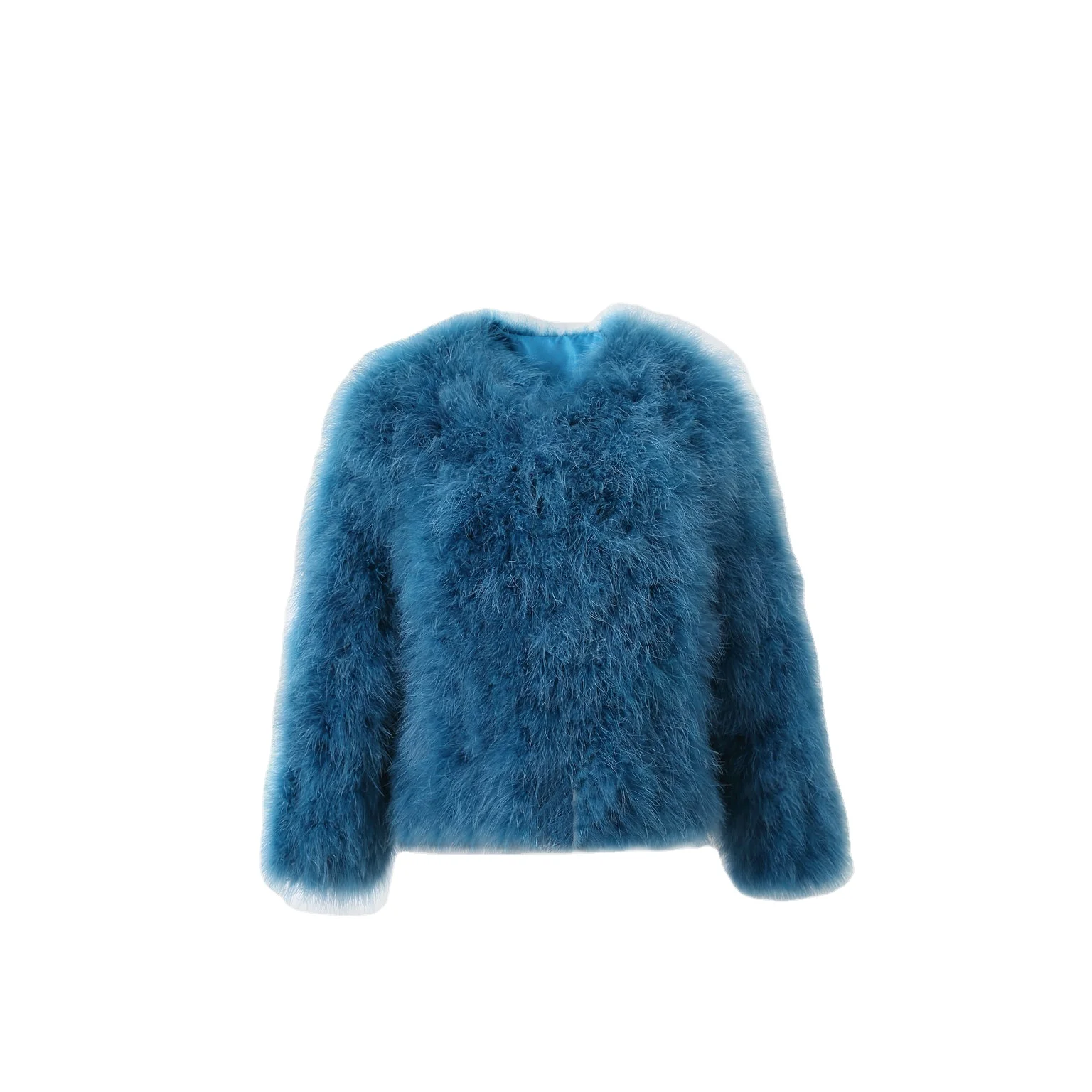2022 new arrivals Hot selling ladies elegant fashionable turkey fur short coat