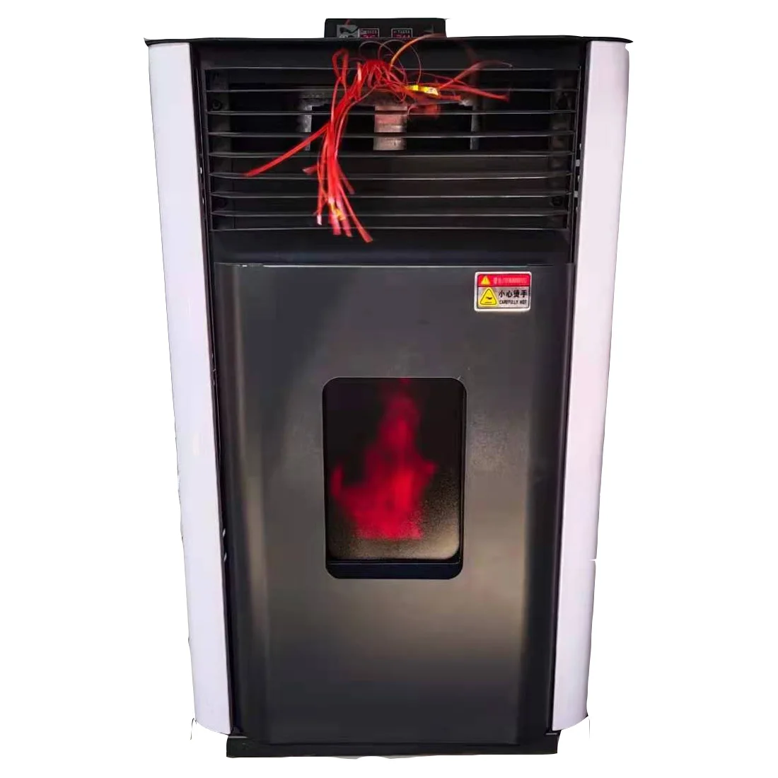 DB BOILER hot wind biomass pellet true fire room heating stove