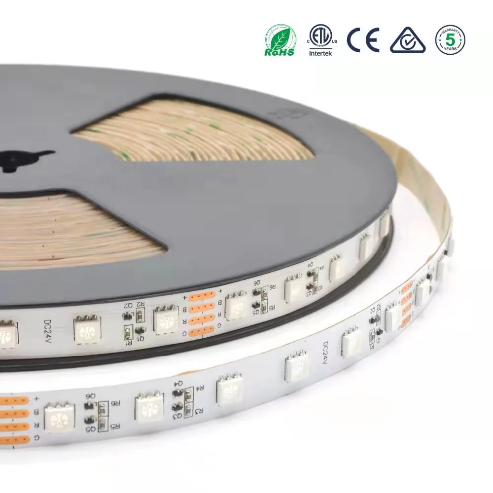 Умная Светодиодная лента 5 м 10 Rgb 90 95 Cri Cinta Led 5054-120-cw-ip20-24lmde Metros -25 - 65