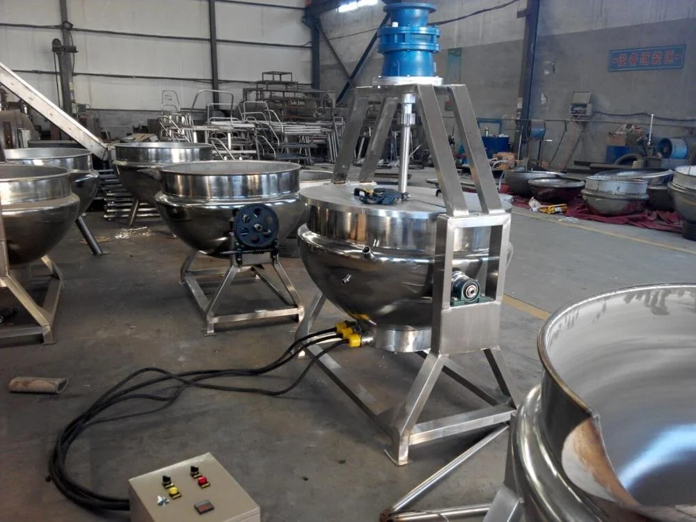 Customized Industrial Large Electric Cooking Pots For Food Process For Sale