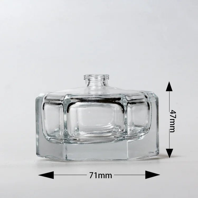 hot new design 30ml 50ml 100ml high quality glass bottle with the pump waterproof clear perfume glass bottle