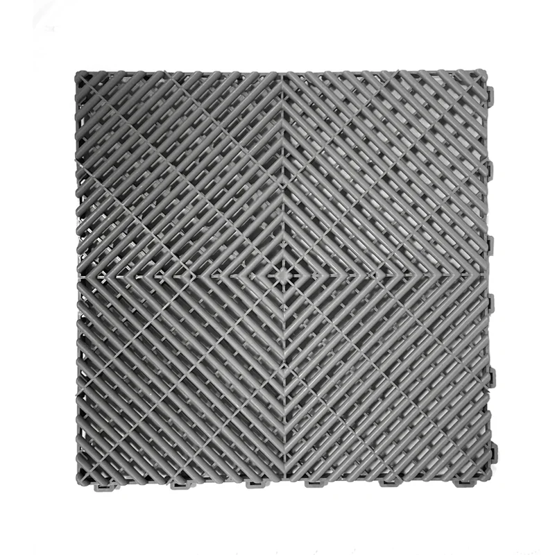 Heavy Duty Home Garage Instant Interlocking DIY Floor Tile Plastic Garage Floor Tiles