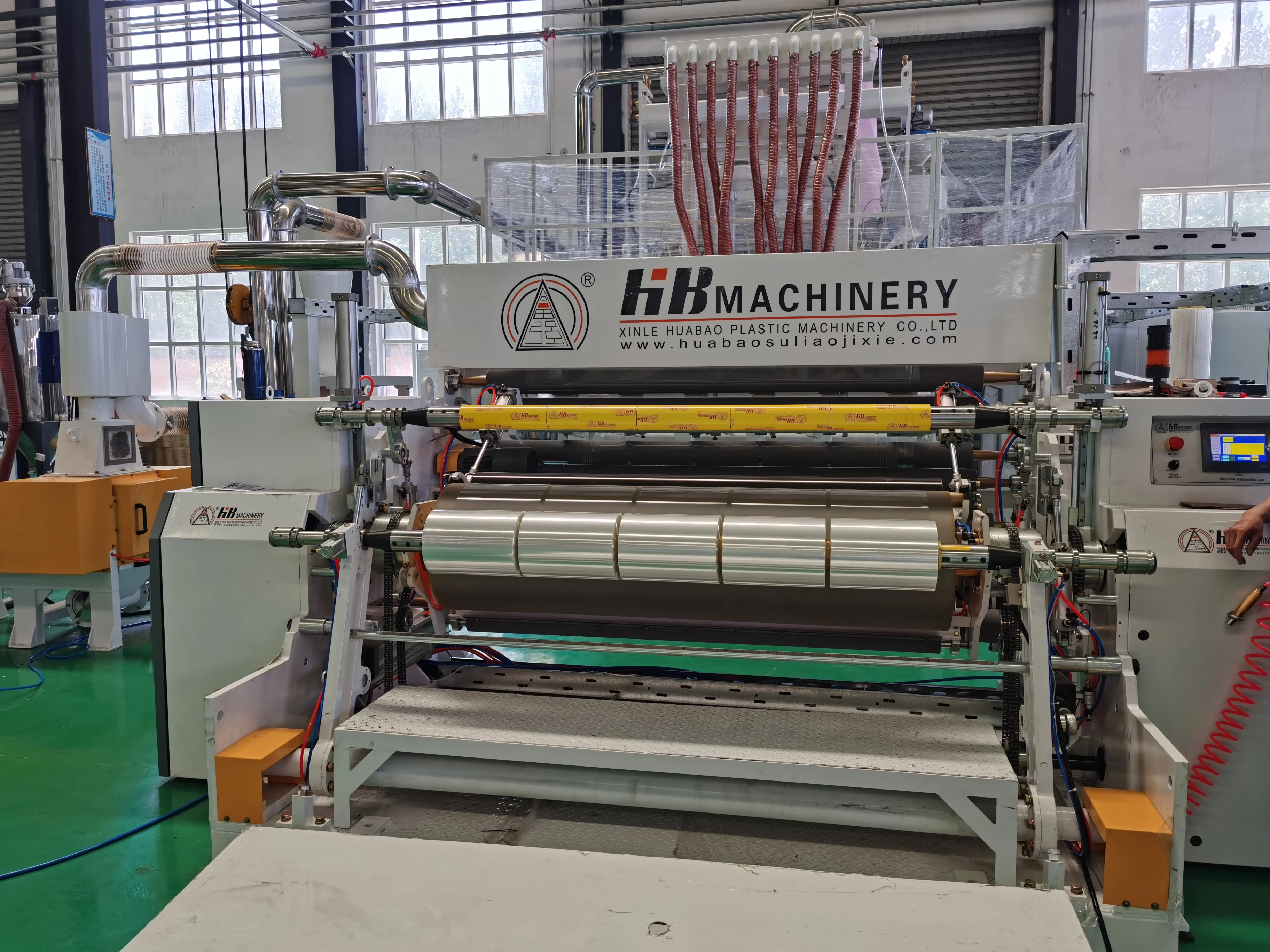 Easy operation cast stretch film extruder line 1500mm 2000mm