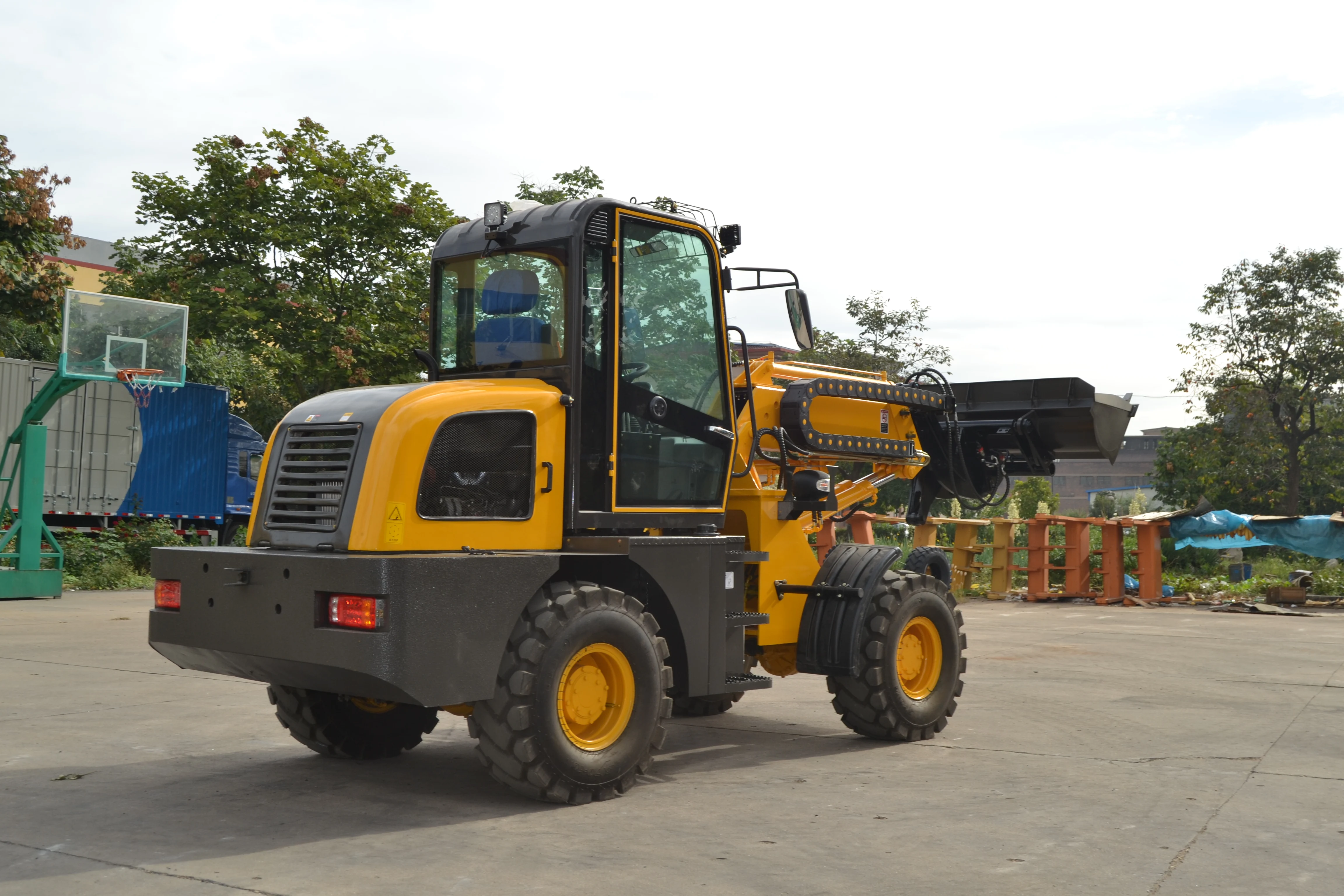 BSM1500 1.5ton Mini articulated compact telescopic wheel loader made in china