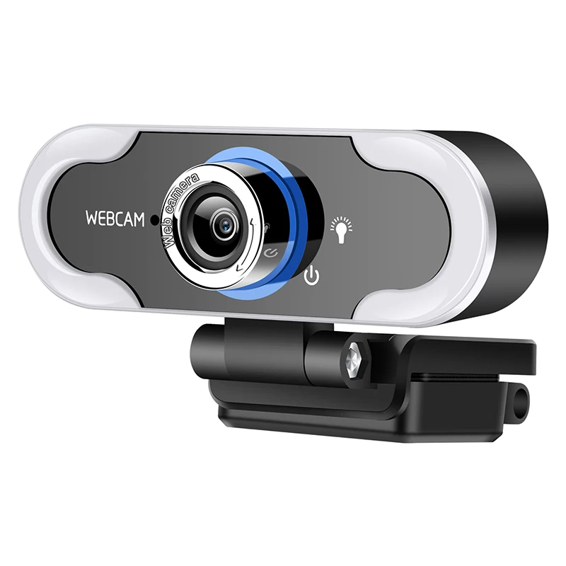 Newest HD Web Camera, Touch Control Brightness Adjustment Auto Focus USB Camera With Microphone For PC Laptop 2K Webcam