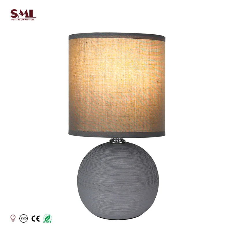SML Nordic Table Lamps Ceramics Desk Lights Korean Bedside Night Light shade Living Room Home Japanese Lighting