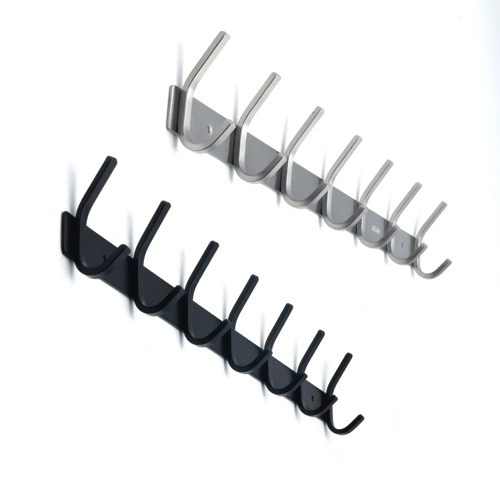 Stainless Steel Coat Robe Hat Clothes Wall Mount Hook Heavy Duty Hanger Towel Rack