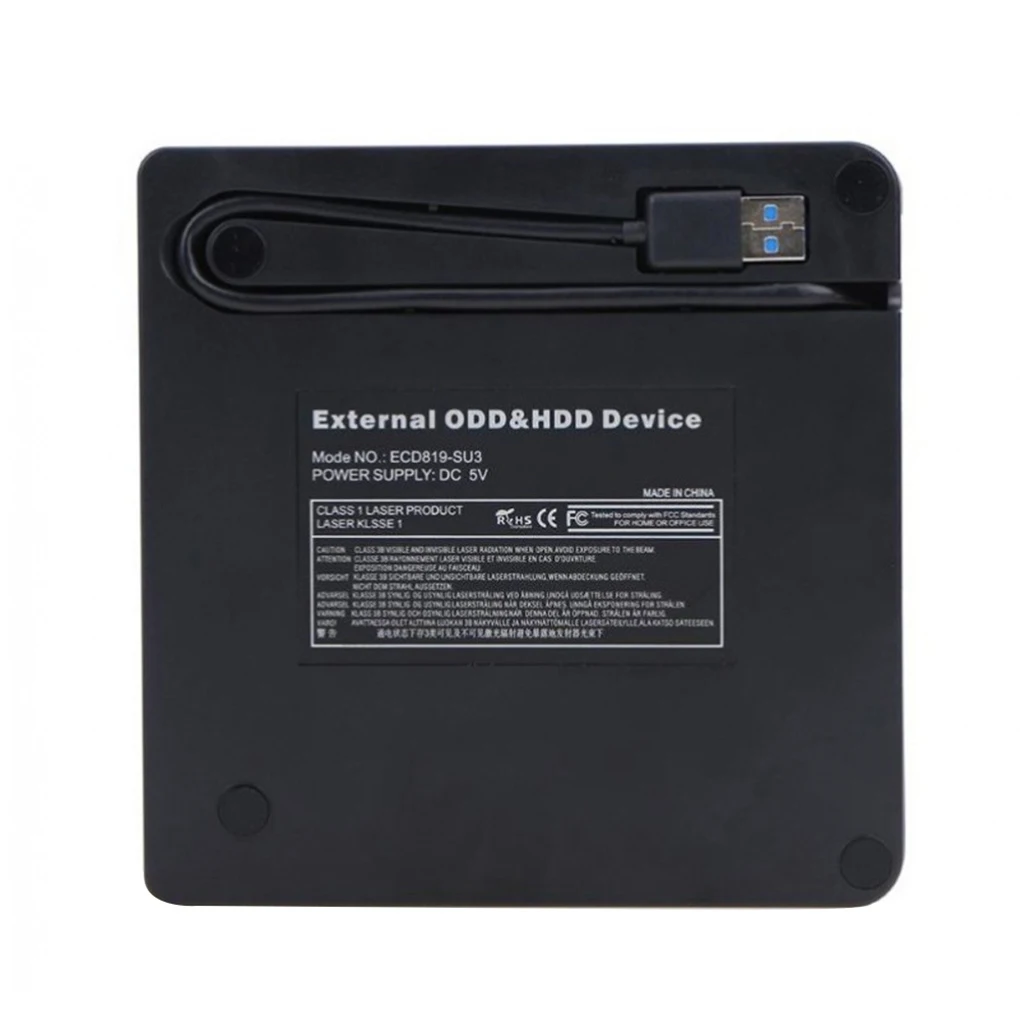 USB 3.0 External DVD Burner Writer Recorder CD/DVD ROM Player PC Optical Drive External DVD Drive Optical Drive