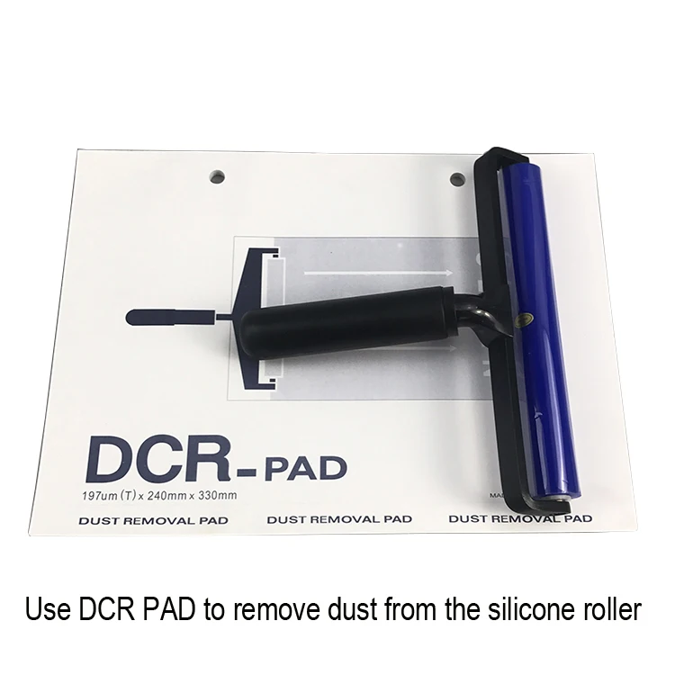 In Stock lint remove manual reusable washable dust cleaning pcb sticky roller with handle