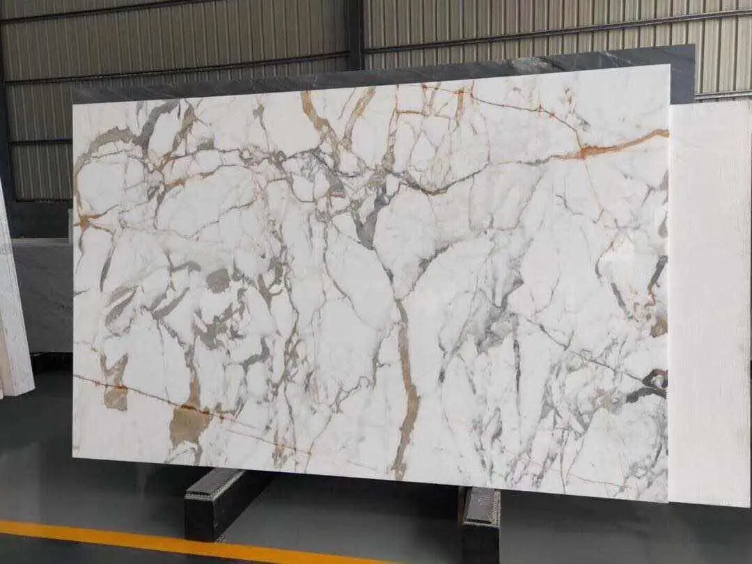 Серебристо-серый мраморный Роскошный Глянцевый полированный итальянский калачатта