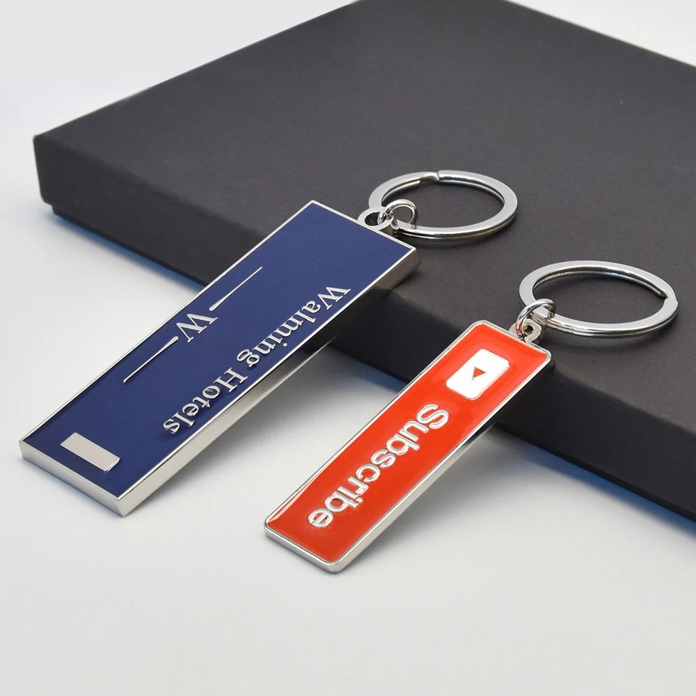Personalized novelty corporate custom keychain gifts for executives