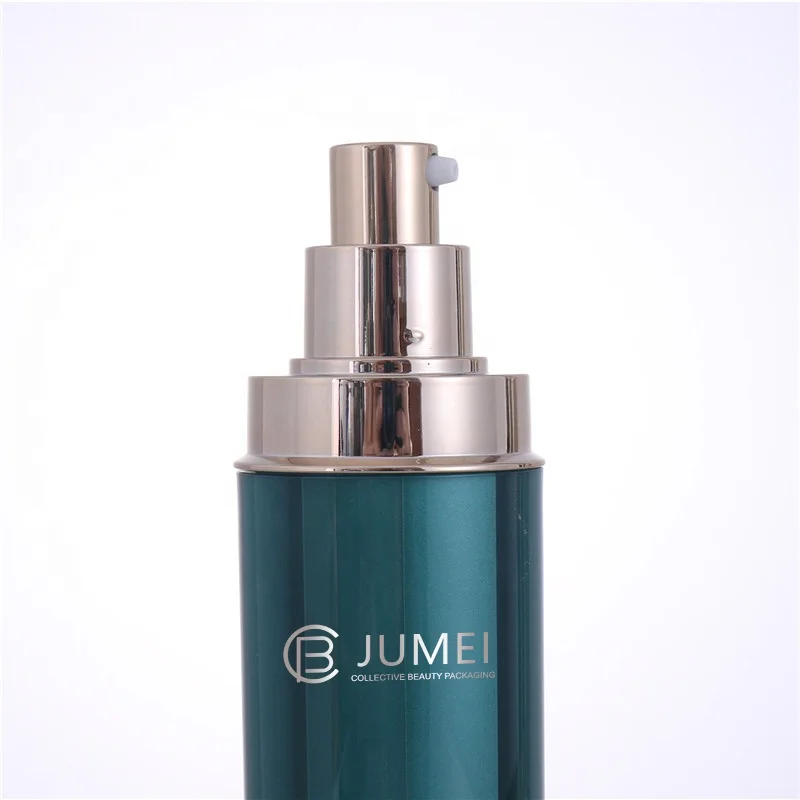 Emerald Green 4 oz Cosmetic Bottle Luxury Cosmetic Plastic Cream Jar