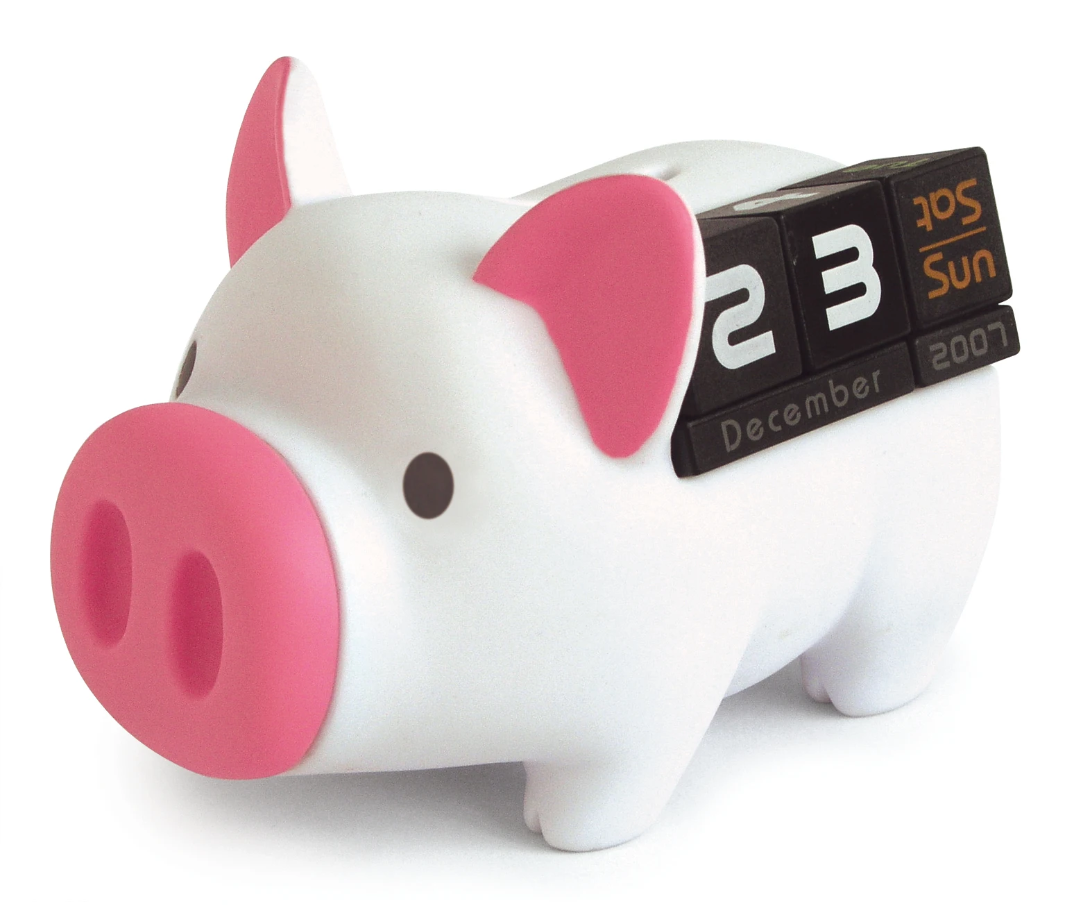 
2021 Good Quality Cartoon Animal Pig Coin Bank Table Calendar 
