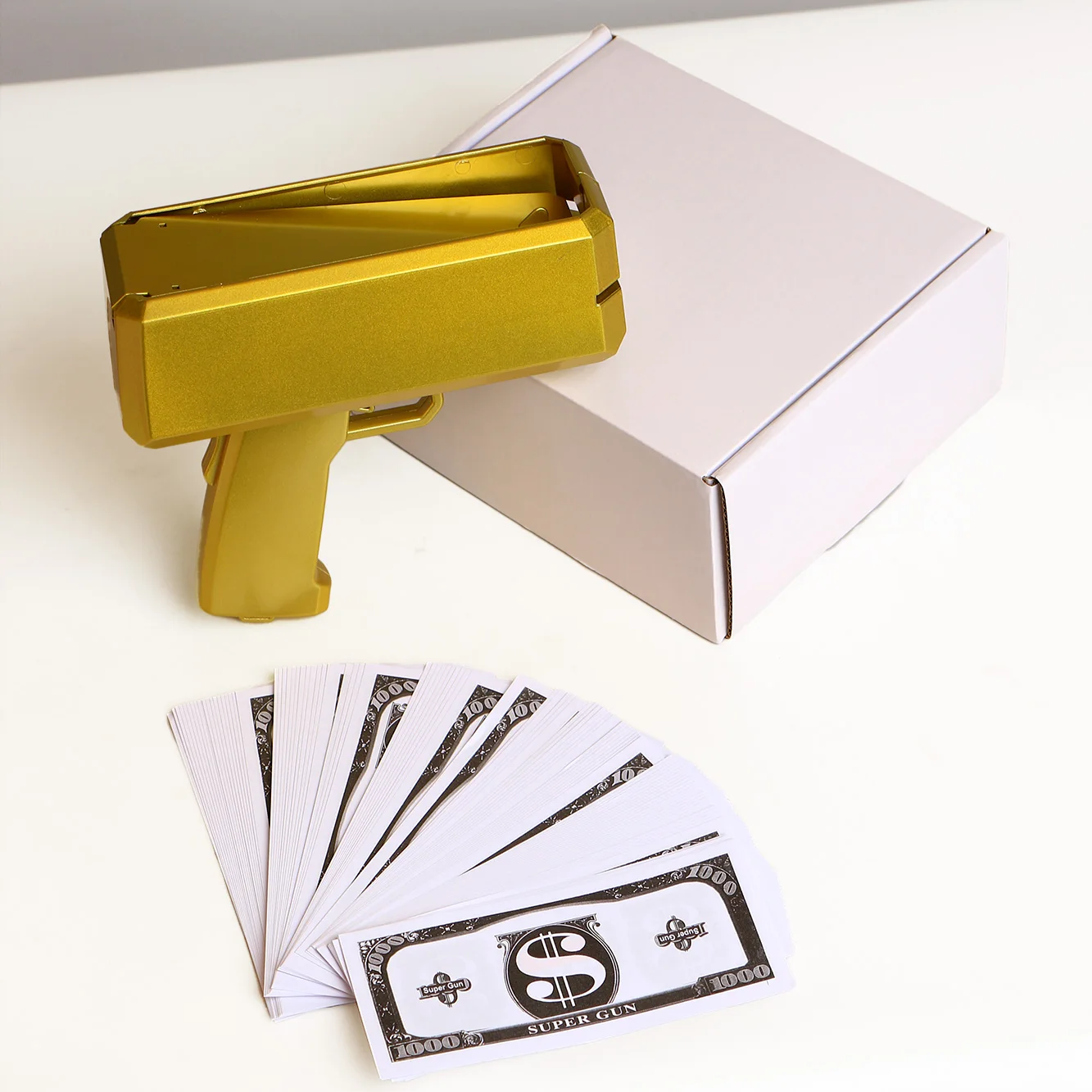 Plastic Customization Logo Cool Money Rain Cash Shooter Party Super Money Gun
