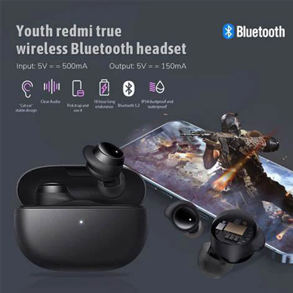 Arrival Global Version TWS true Wireless Gaming Waterproof Earphone headphones headset for Xiaomi Redmi Buds 3 Lite
