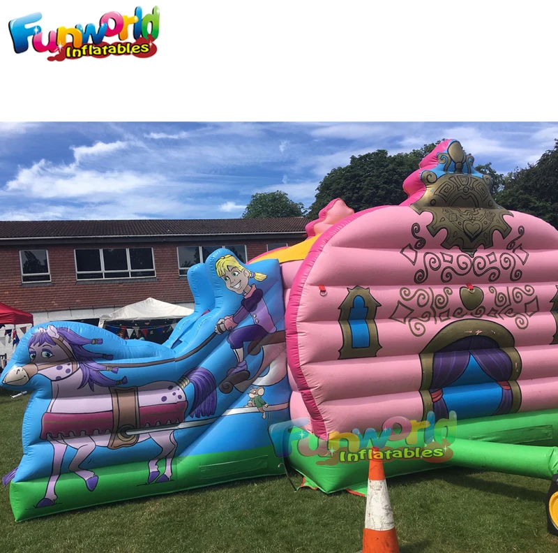 Cheap price carriage bouncy castle commercial inflatable bounce house bouncy castle wholesale
