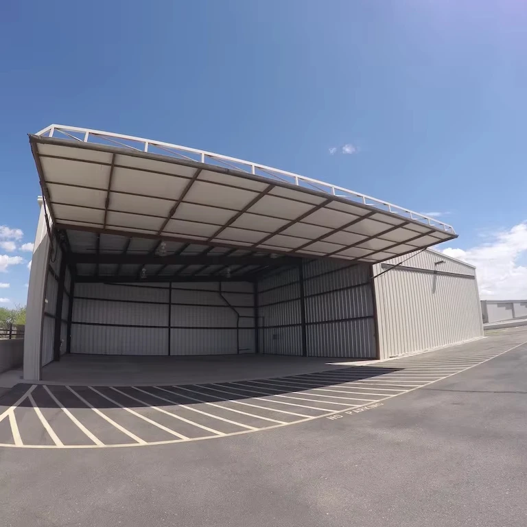 Большой сборный склад дешевые цены сборные стальные конструкции авиационный ангар для самолетов