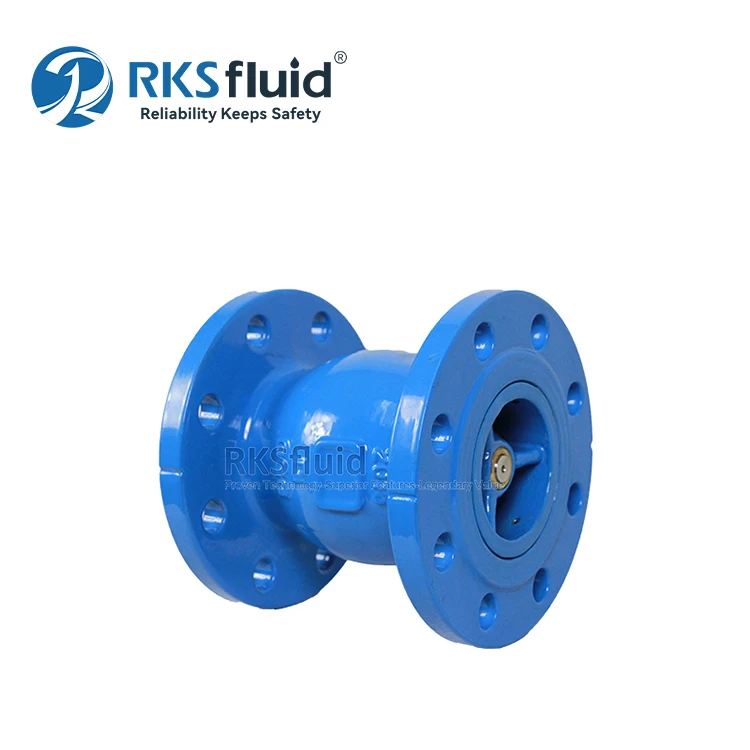 RKSfluid Cheetan Series Nozzle Check Valve for DN50-DN600 or NPS2-NPS24 of PN10 PN16 PN25 for Spindle shaped flow guide