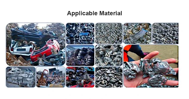 Low cost price Automatic hydraulic Scrap car bicycle Shredder waste steel iron crushing aluminum metal crusher machine
