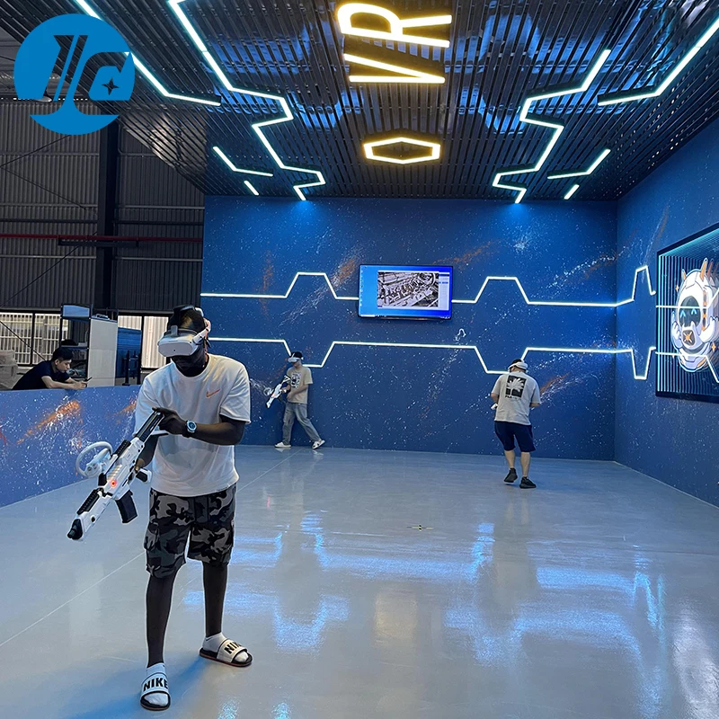 VR многопользовательская стрельба игры для групп