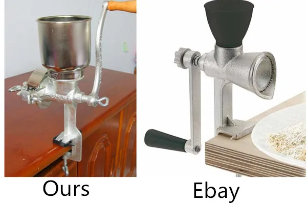 Chili powder making machine manual home use cast iron grinding hand operating grain mill