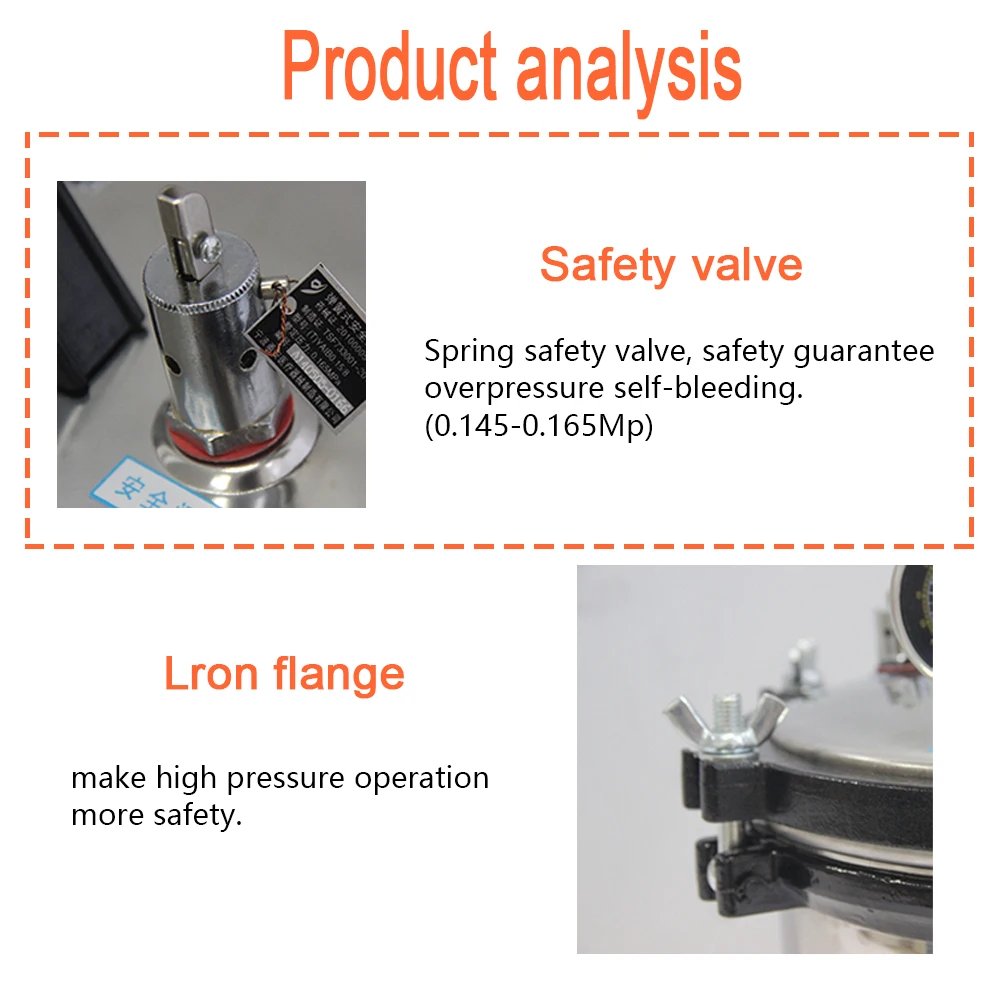 18 Liter portable autoclaves/Steam Sterilizer autoclave XFS-280A