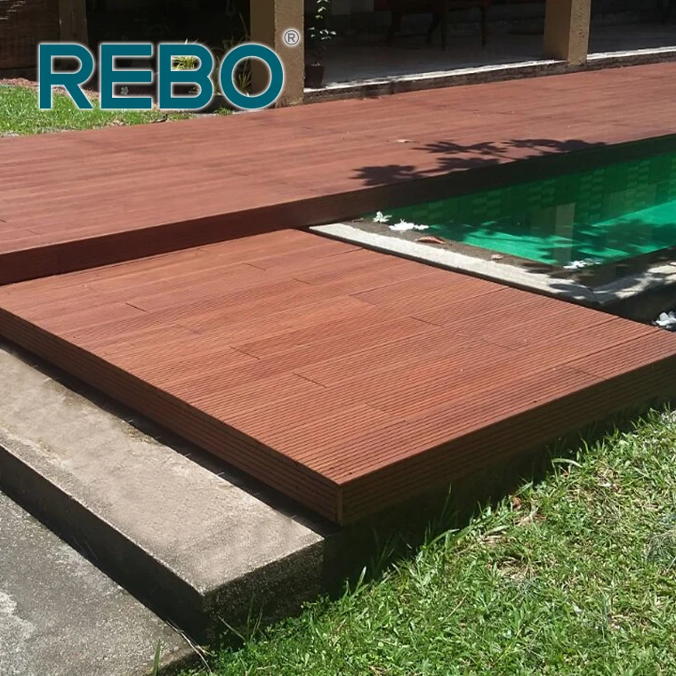 Eco-friendly Strand Woven Bamboo Decking Board