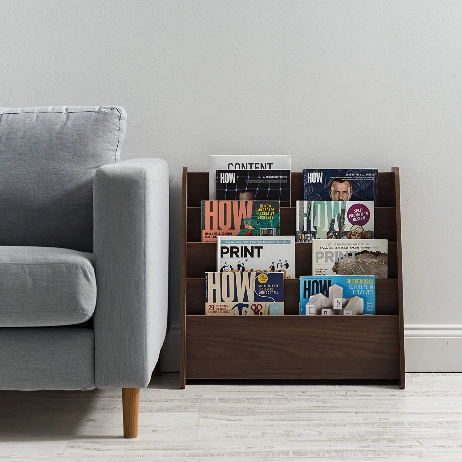 Chinese factory wholesale leaning bookshelf storage book shelf for