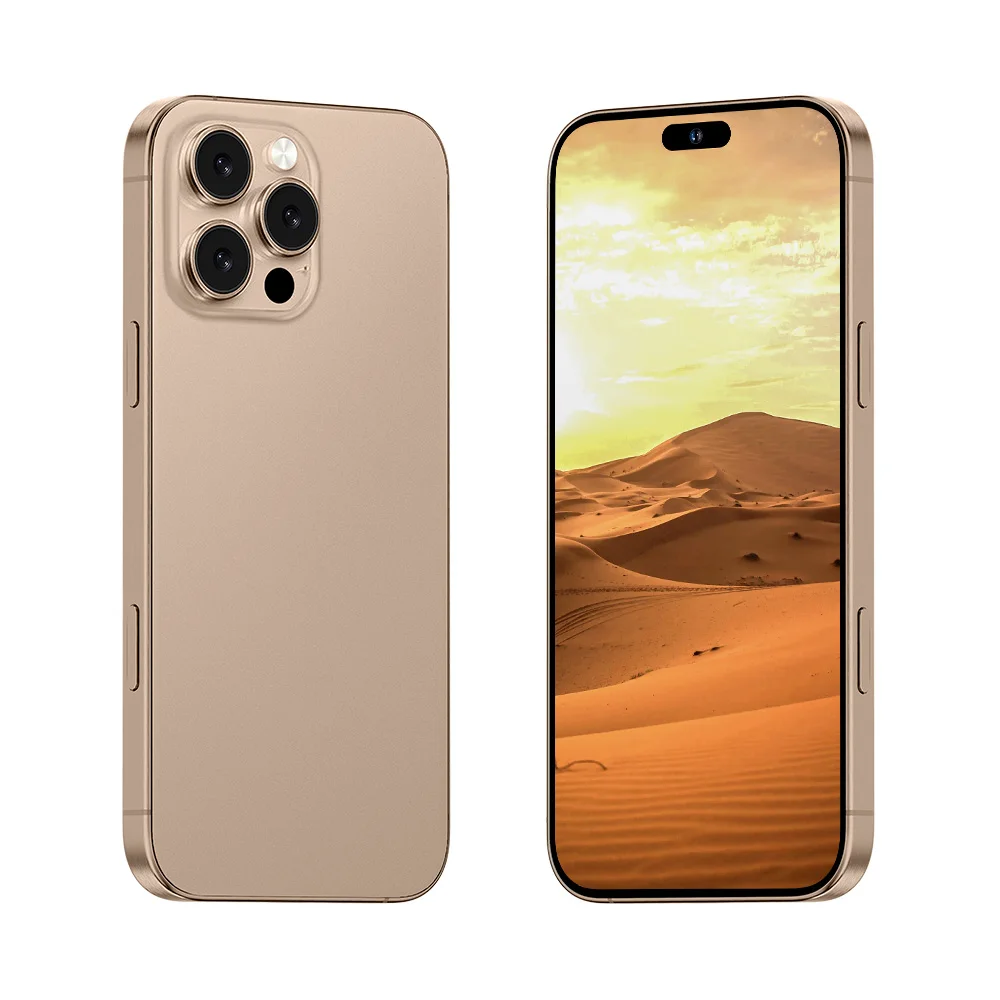 Oem 2024 New Product I16 Pro Max Mobile Phones 5g Smartphone 16gb+1tb Full LCD Screen ChatGPT4.5 Cell Phones 5G cellphone