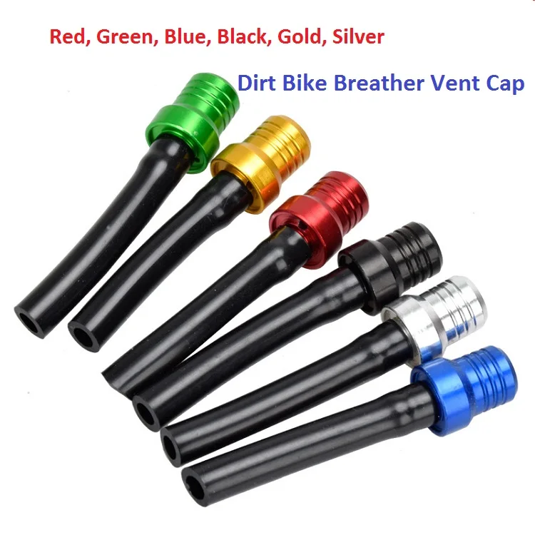 Breather Hose Gas air cap Fuel oil Tank Cap Vent Hose Tube CNC Universal For ATV Quad  Pit Dirt Bike Motorcycle Aluminum Fuel