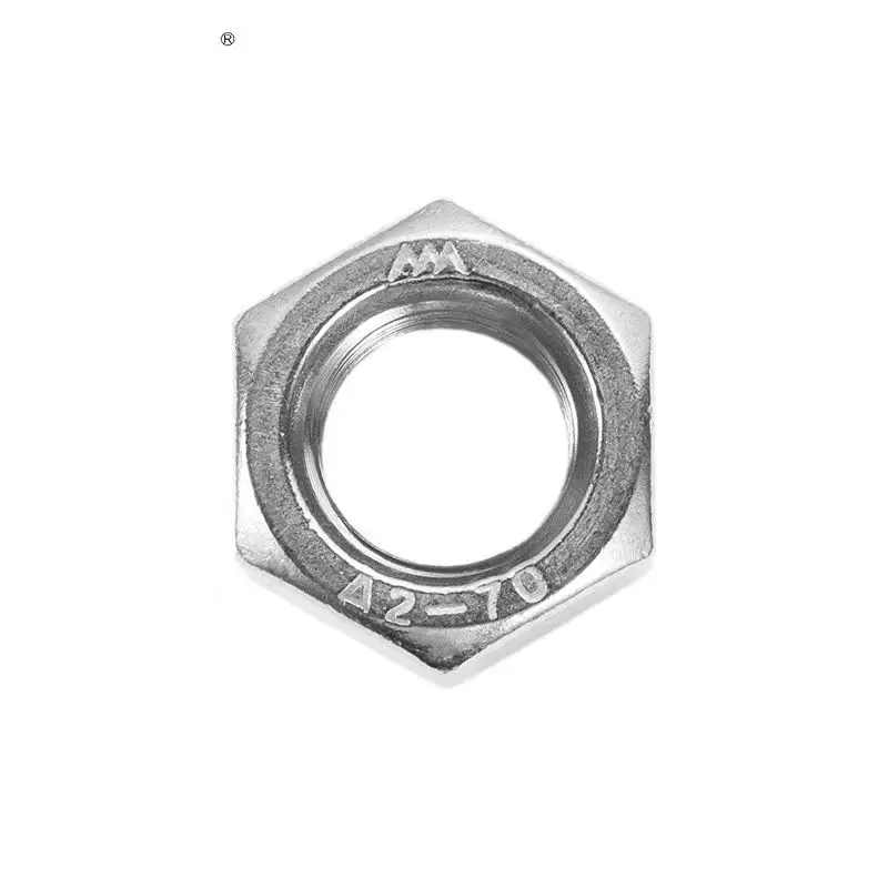 Made in China, high-quality carbon steel oxide black DIN 934 hex nut M3-M24 hex nut, factory price competitive