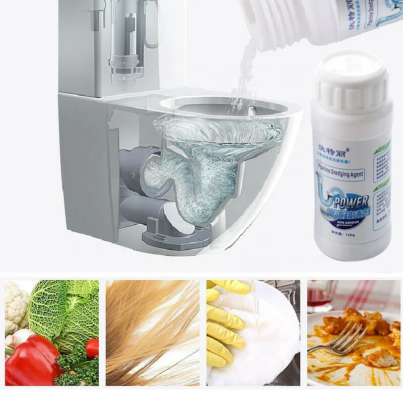 High quality drain opener pump /kitchen sink drain cleaner/drain cleaner hair powder